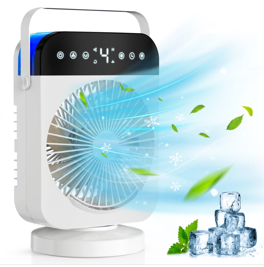 Mini Portable Air Conditioner Cooling Fan,Personal Small Air Conditioner Evapora